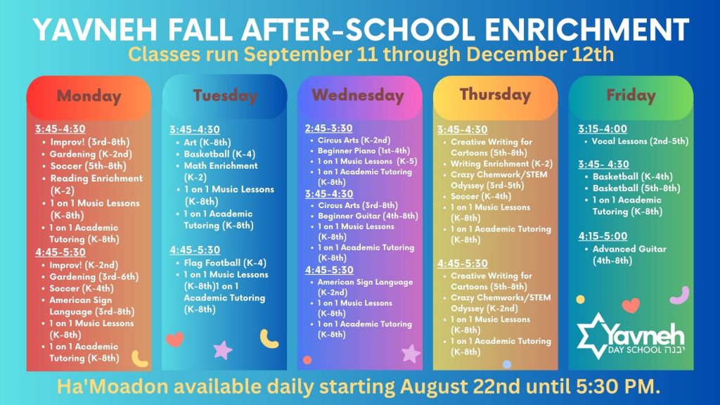 After-School Enrichment Opportunities for All!