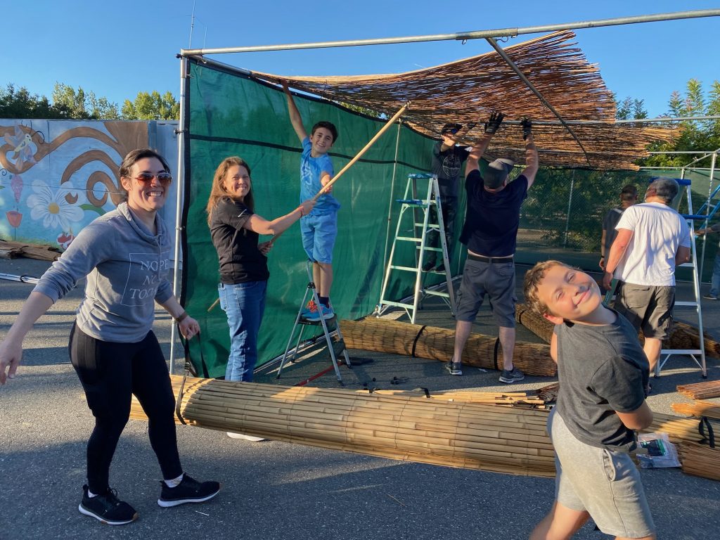 Yavneh Sukkah Build 2023 (Video)