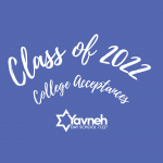 Class of 2022 College Acceptances